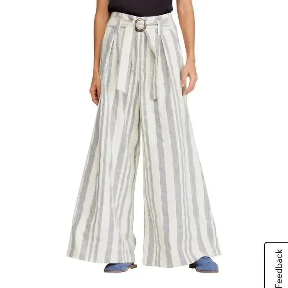 Free people HI TYED WIDE LEG PANTS - Picture 2 of 11